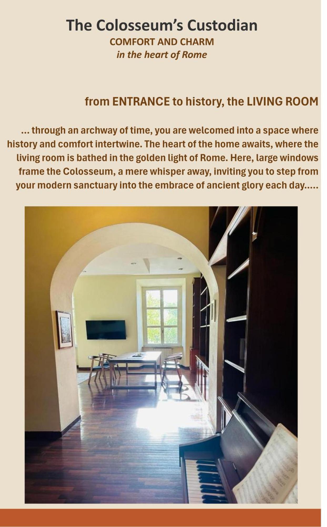 Colosseum'S Custodian - Apartment 115 M2 Rom Exteriör bild
