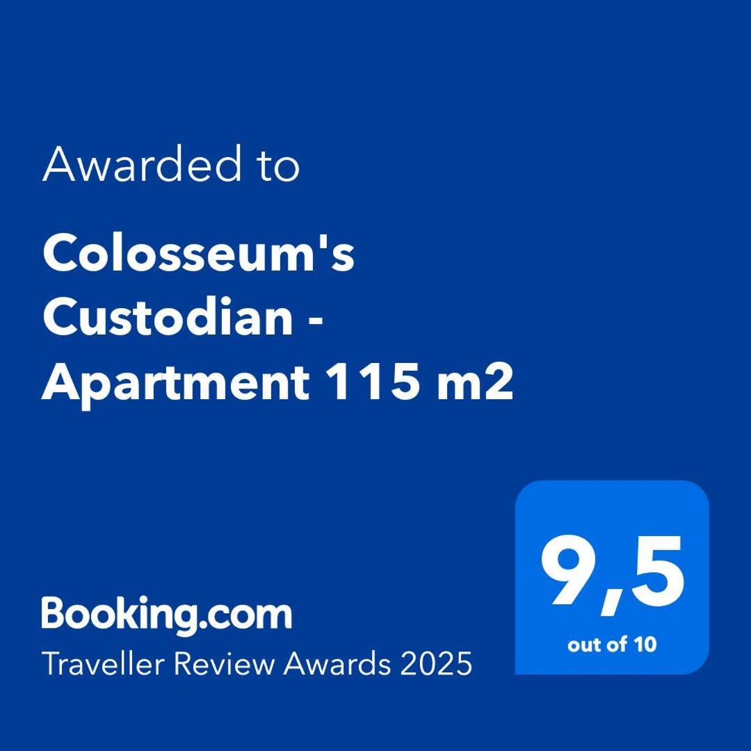 Colosseum'S Custodian - Apartment 115 M2 Rom Exteriör bild